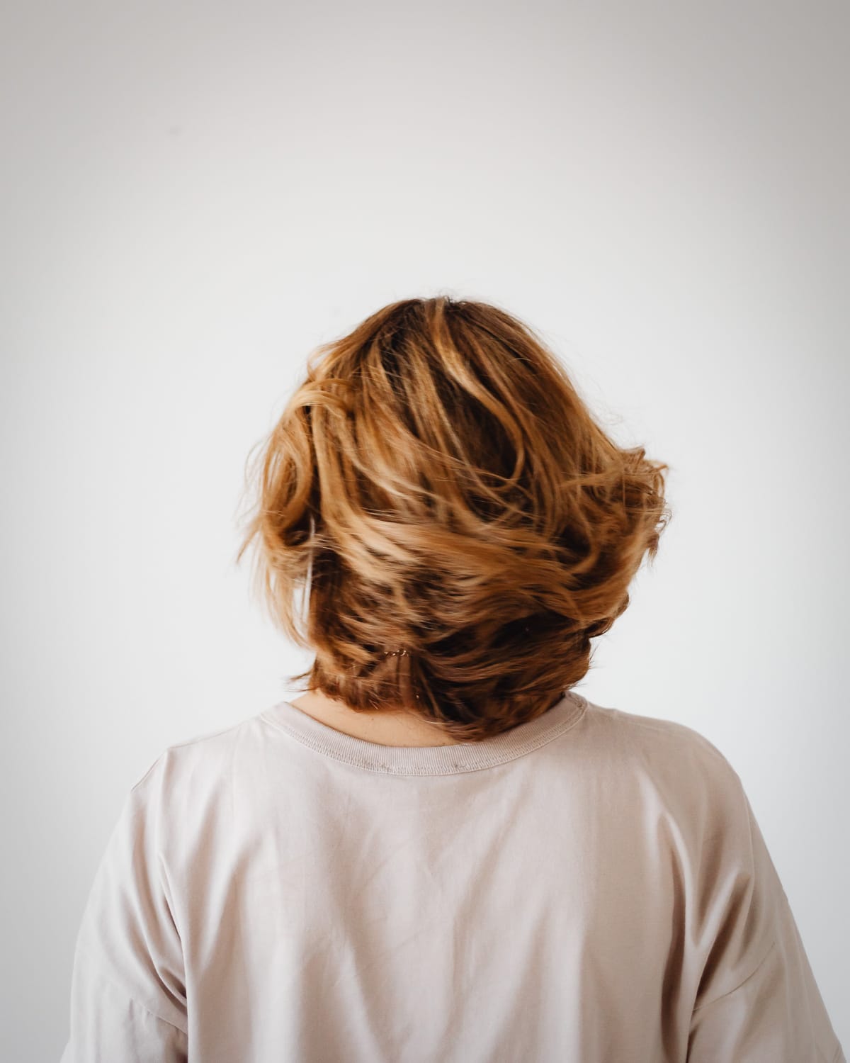 Frischer Bob mit sanfter Textur, Hinterkopf